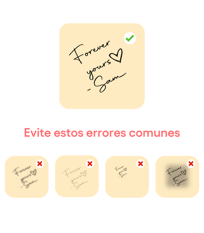 Para un resultado claro y nítido