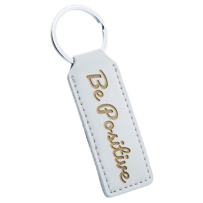Llavero Personalizado con Correa de Piel Auténtica