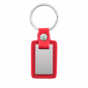 Llavero Personalizado Rectangular Grabado con Cuero