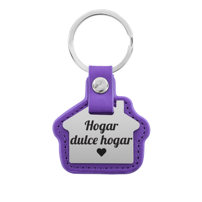 Llavero Personalizado Grabado en Forma de Casa...