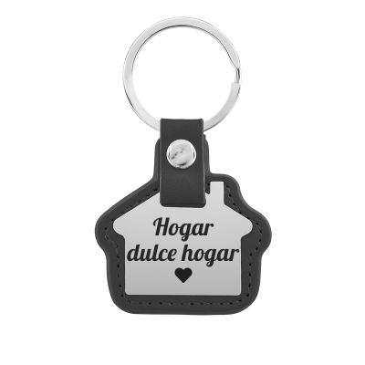 Llavero Personalizado Grabado en Forma de Casa...