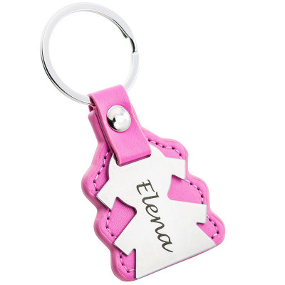 Llavero Personalizado Grabado en Forma de Niña...