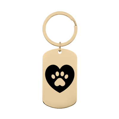 Llavero Personalizado con Placa Militar