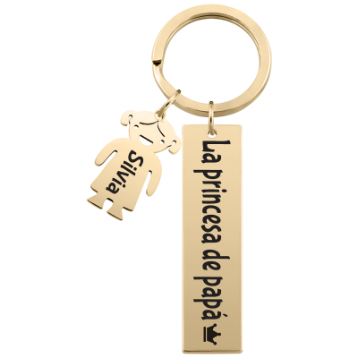 Llavero Personalizado en Forma de Rectángulo...