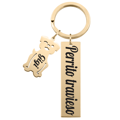 Llavero Personalizado en Forma de Rectángulo...