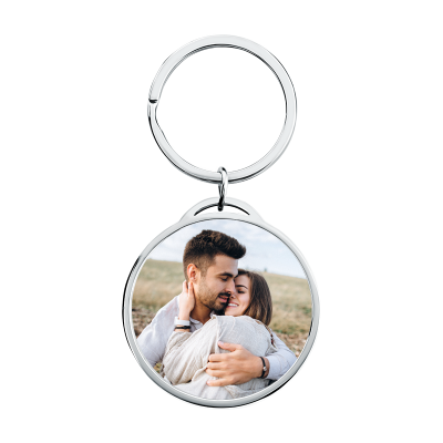 Llavero Personalizado de Lujo con Foto en Forma...