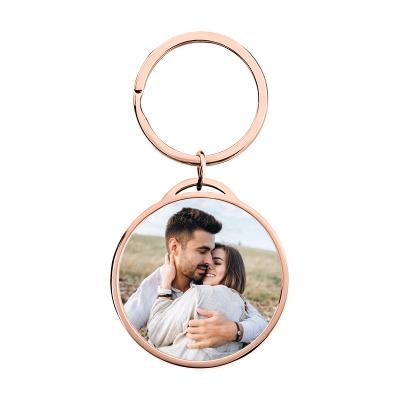 Llavero Personalizado de Lujo con Foto en Forma...