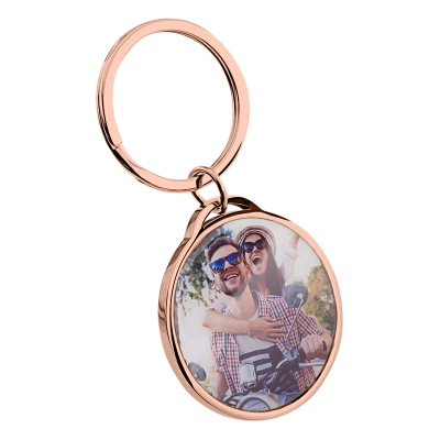 Llavero Personalizado de Lujo con Foto en Forma...