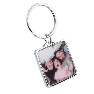 Llavero Personalizado de Lujo con Foto en Forma...