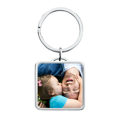 Llavero Personalizado de Lujo con Foto en Forma...