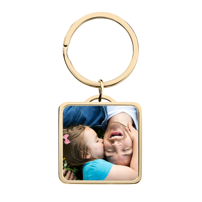 Llavero Personalizado de Lujo con Foto en Forma...