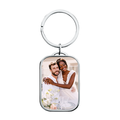 Llavero Personalizado de Lujo con Foto en Forma...