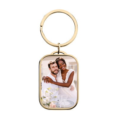 Llavero Personalizado de Lujo con Foto en Forma...