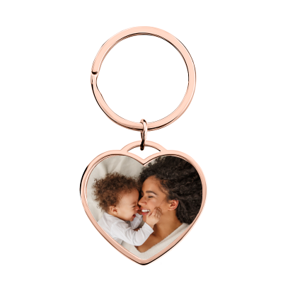 Llavero Personalizado de Lujo con Foto en Forma...