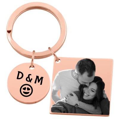Llavero Personalizado con Foto Grabada en...