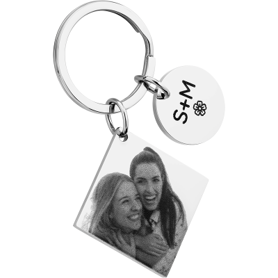Llavero Personalizado con Foto Grabada en...