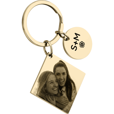 Llavero Personalizado con Foto Grabada en...