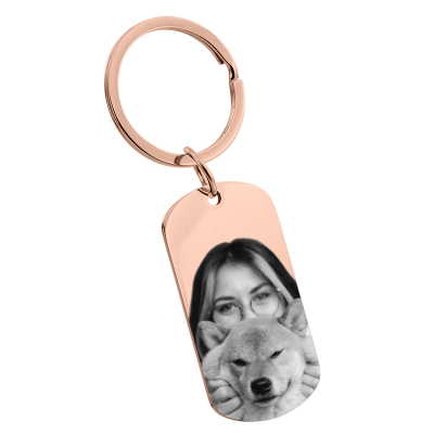 Llavero Personalizado en Forma de Placa Militar...