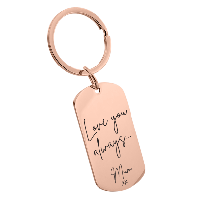 Llavero Personalizado con Placa Militar...