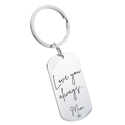 Llavero Personalizado con Placa Militar...