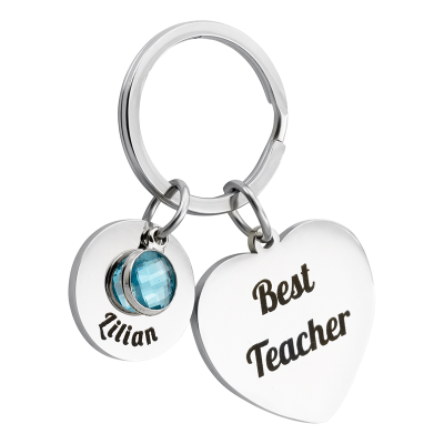 Llavero Personalizado en Forma de Corazón...