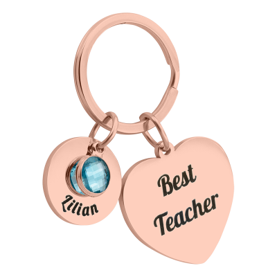 Llavero Personalizado en Forma de Corazón...