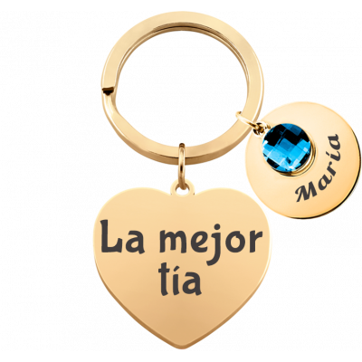 Llavero Personalizado en Forma de Corazón...