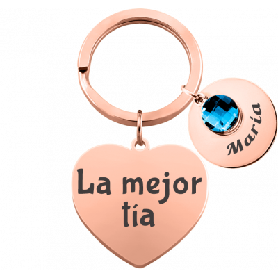 Llavero Personalizado en Forma de Corazón...