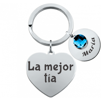 Llavero Personalizado en Forma de Corazón...