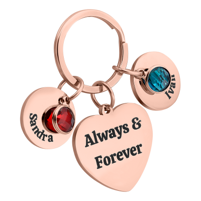 Llavero Personalizado en Forma de Corazón...