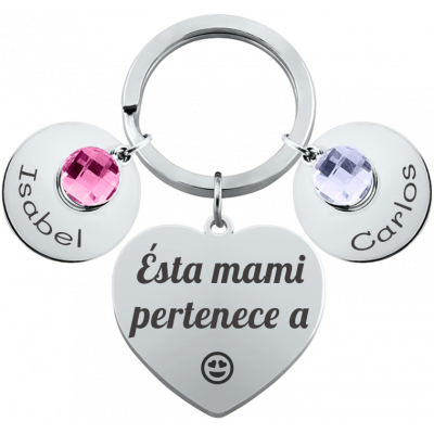 Llavero Personalizado en Forma de Corazón...