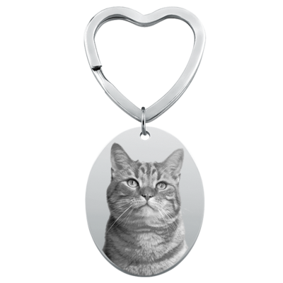 llavero con Forma de óvalo Personalizado con...