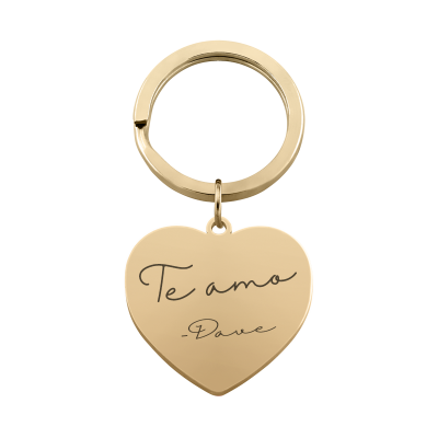 Llavero Personalizado en Forma de Corazón... Llavero Personalizado en Forma de Corazón...