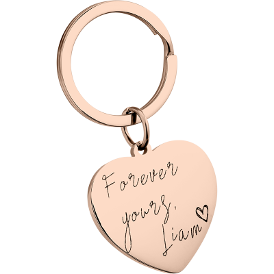 Llavero Personalizado en Forma de Corazón... Llavero Personalizado en Forma de Corazón...
