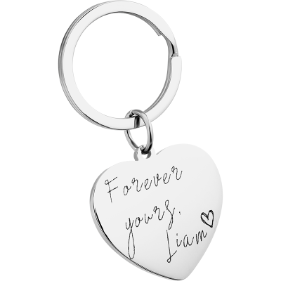Llavero Personalizado en Forma de Corazón...