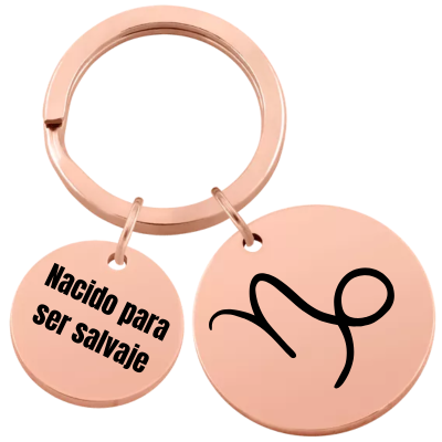 Llavero con Forma de Círculo Personalizado con... Llavero con Forma de Círculo Personalizado con...