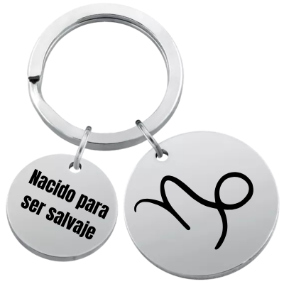 Llavero con Forma de Círculo Personalizado con... Llavero con Forma de Círculo Personalizado con...