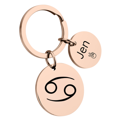 Llavero con Forma de Círculo Personalizado con... Llavero con Forma de Círculo Personalizado con...