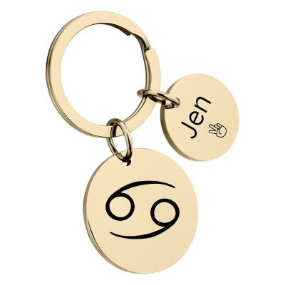 Llavero con Forma de Círculo Personalizado con... Llavero con Forma de Círculo Personalizado con...