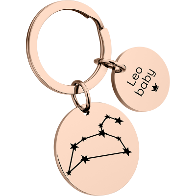 Llavero Personalizado con Forma de Círculo con...