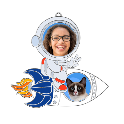 Llavero con Forma de Astronauta con Cara... Llavero con Forma de Astronauta con Cara...