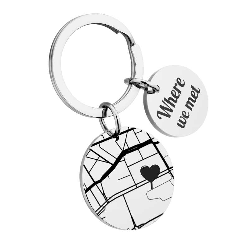 Llavero con Geomapa Personalizado