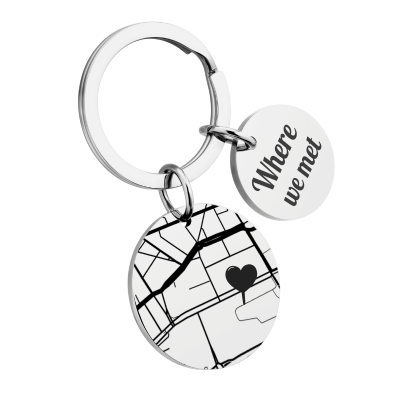 Llavero con Geomapa Personalizado
