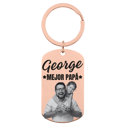 Llavero Personalizado Grabado con Foto "Mejor... Llavero Personalizado Grabado con Foto "Mejor...