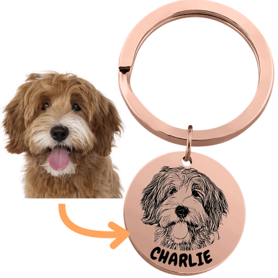 Llavero Circular Personalizado con Foto de... Llavero Circular Personalizado con Foto de...